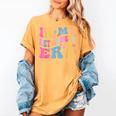 Retro Groovy Retirement Era Retired Teacher Women's Comfort Colors T-Shirt Mustard Retro Groovy Retirement Era Retired Teacher Women's Comfort Colors T-Shirt Mustard