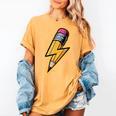 Retro Pencil Pencil Back To School Teacher Student Women's Comfort Colors T-Shirt Mustard