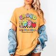 Retro Proud To Teach Multilingual Learners English Teacher Women's Comfort Colors T-Shirt Mustard Retro Proud To Teach Multilingual Learners English Teacher Women's Comfort Colors T-Shirt Mustard