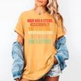 Riddle Wordplay Joke For Grammar Nerds And Teachers Women's Comfort Colors T-Shirt Mustard Riddle Wordplay Joke For Grammar Nerds And Teachers Women's Comfort Colors T-Shirt Mustard