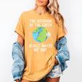 Rotation Of The Earth Makes My Day Science Teacher Earth Day Women's Comfort Colors T-Shirt Mustard