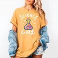 Science Girl Chemistry Biology Student Teacher Women's Comfort Colors T-Shirt Mustard