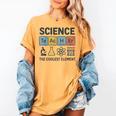 Science Teacher Periodic Table Jokes Chemistry Pun Women's Comfort Colors T-Shirt Mustard