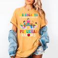 Spanish Teacher Bilingual Teacher Maestra Maestras Women's Comfort Colors T-Shirt Mustard