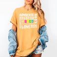 Special Education Advocate Love Support SPED Teacher Women's Comfort Colors T-Shirt Mustard Special Education Advocate Love Support SPED Teacher Women's Comfort Colors T-Shirt Mustard