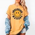 Special Education Teacher Autism Awareness Inclusion Matters Women's Comfort Colors T-Shirt Mustard