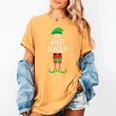 SPED Squad Elf Teacher Matching Christmas Party Pajama Women's Comfort Colors T-Shirt Mustard