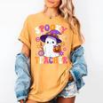 Spooky Teacher Halloween Cute Halloween Teacher Ghost Women's Comfort Colors T-Shirt Mustard Spooky Teacher Halloween Cute Halloween Teacher Ghost Women's Comfort Colors T-Shirt Mustard