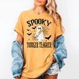 Spooky Toddler Teacher Halloween School Women's Comfort Colors T-Shirt Mustard