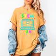 STEM Teacher Shirt STEM Teacher Tshirts STEM Is My Jam Women's Comfort Colors T-Shirt Mustard