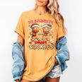 My Student Are Smart Cookies Pjs Christmas Xmas Teacher Women's Comfort Colors T-Shirt Mustard My Student Are Smart Cookies Pjs Christmas Xmas Teacher Women's Comfort Colors T-Shirt Mustard