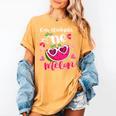 Our Students Are One In A Melon Teacher Watermelon Summer Women's Comfort Colors T-Shirt Mustard Our Students Are One In A Melon Teacher Watermelon Summer Women's Comfort Colors T-Shirt Mustard