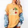 My Students Stole My Heart School Teacher Christmas Men Women Kids Women's Comfort Colors T-Shirt Mustard My Students Stole My Heart School Teacher Christmas Men Women Kids Women's Comfort Colors T-Shirt Mustard