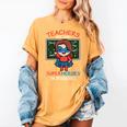 Super Hero Teacher Superheroes In Disguise Women's Comfort Colors T-Shirt Mustard