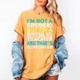 Superhero & Special Education Teacher Men Women Women's Comfort Colors T-Shirt Mustard
