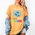 It Takes A Lot Of Sparkle To Be A Teacher Rainbow Fish For Men Women Women's Comfort Colors T-Shirt Mustard