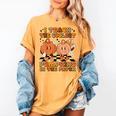 I Teach The Coolest Pumpkins In The Patch Teacher Halloween Women's Comfort Colors T-Shirt Mustard