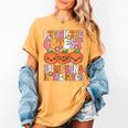 I Teach The Cutest Pumpkins Halloween Fall Teacher Women Women's Comfort Colors T-Shirt Mustard I Teach The Cutest Pumpkins Halloween Fall Teacher Women Women's Comfort Colors T-Shirt Mustard