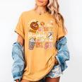 I Teach The Cutest Pumpkins In The Patch Halloween Teacher Women's Comfort Colors T-Shirt Mustard I Teach The Cutest Pumpkins In The Patch Halloween Teacher Women's Comfort Colors T-Shirt Mustard