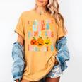 I Teach The Cutest Pumpkins In The Patch Teacher Women's Comfort Colors T-Shirt Mustard I Teach The Cutest Pumpkins In The Patch Teacher Women's Comfort Colors T-Shirt Mustard