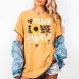 TEACH LOVE INSPIRE Teacher Sunflower Appreciation Women's Comfort Colors T-Shirt Mustard TEACH LOVE INSPIRE Teacher Sunflower Appreciation Women's Comfort Colors T-Shirt Mustard