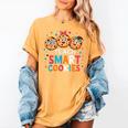 I Teach Smart Cookies Cute Back To School Teacher Women's Comfort Colors T-Shirt Mustard I Teach Smart Cookies Cute Back To School Teacher Women's Comfort Colors T-Shirt Mustard