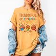 Teach Thanksgiving Teacher Thankful For My Preschool Turkeys Women's Comfort Colors T-Shirt Mustard Teach Thanksgiving Teacher Thankful For My Preschool Turkeys Women's Comfort Colors T-Shirt Mustard