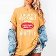 Teacher Assistant Teaching School Ninja Appreciation Women's Comfort Colors T-Shirt Mustard Teacher Assistant Teaching School Ninja Appreciation Women's Comfort Colors T-Shirt Mustard