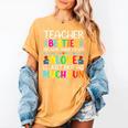 Teacher Besties Because Going Crazy Alone Is Not Fun Women's Comfort Colors T-Shirt Mustard Teacher Besties Because Going Crazy Alone Is Not Fun Women's Comfort Colors T-Shirt Mustard