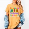 Teacher We Are Like A Box Of Crayons Back To School Men Women Kids Women's Comfort Colors T-Shirt Mustard Teacher We Are Like A Box Of Crayons Back To School Men Women Kids Women's Comfort Colors T-Shirt Mustard