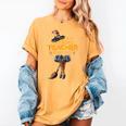 This Is My Teacher Costume Halloween Family Matching Group For Men Women Women's Comfort Colors T-Shirt Mustard