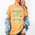 Teacher We All Different But In This Class We Swim Together Women's Comfort Colors T-Shirt Mustard Teacher We All Different But In This Class We Swim Together Women's Comfort Colors T-Shirt Mustard