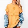 Teacher Of Dragons For Teachers Top Tee T-Shirt Women's Comfort Colors T-Shirt Mustard Teacher Of Dragons For Teachers Top Tee T-Shirt Women's Comfort Colors T-Shirt Mustard