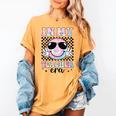 In My Teacher Era Groovy Tie Dye Back To School Cute Teacher Women's Comfort Colors T-Shirt Mustard In My Teacher Era Groovy Tie Dye Back To School Cute Teacher Women's Comfort Colors T-Shirt Mustard