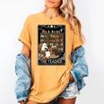 The Teacher Ghost Book Reading Books Lover Halloween Women's Comfort Colors T-Shirt Mustard The Teacher Ghost Book Reading Books Lover Halloween Women's Comfort Colors T-Shirt Mustard