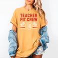 Teacher Pit Crew Race Car Driver Costume Men Women Kids Women's Comfort Colors T-Shirt Mustard Teacher Pit Crew Race Car Driver Costume Men Women Kids Women's Comfort Colors T-Shirt Mustard