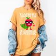 Teacher I Prefer The Term Educational Superhero Women's Comfort Colors T-Shirt Mustard