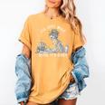 Teacher Skeleton Messy Bun I'Ll Just Wait Until Its Quiet Women's Comfort Colors T-Shirt Mustard Teacher Skeleton Messy Bun I'Ll Just Wait Until Its Quiet Women's Comfort Colors T-Shirt Mustard