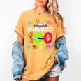 My Teacher Survived 100 Days Of Me 100 Days Of School Women's Comfort Colors T-Shirt Mustard