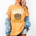 Teacher I Teach Smart Cookies Nerd Women's Comfort Colors T-Shirt Mustard Teacher I Teach Smart Cookies Nerd Women's Comfort Colors T-Shirt Mustard