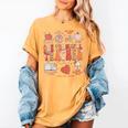 Teacher Thanksgiving Shirt Women One Thankful Teacher Fall Women's Comfort Colors T-Shirt Mustard