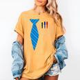 Teacher Tie & Pocket Protector Costume School Women's Comfort Colors T-Shirt Mustard Teacher Tie & Pocket Protector Costume School Women's Comfort Colors T-Shirt Mustard