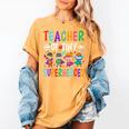 Teacher Of Tiny Superheroes Women's Comfort Colors T-Shirt Mustard Teacher Of Tiny Superheroes Women's Comfort Colors T-Shirt Mustard