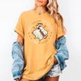 Teacher Will Trade Students For Candy Easy Halloween Costume Women's Comfort Colors T-Shirt Mustard Teacher Will Trade Students For Candy Easy Halloween Costume Women's Comfort Colors T-Shirt Mustard