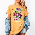 Teachers Are Superheroes Back To School Women's Comfort Colors T-Shirt Mustard