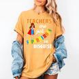 Teachers Are Superheroes Graduation School Teachers Women's Comfort Colors T-Shirt Mustard Teachers Are Superheroes Graduation School Teachers Women's Comfort Colors T-Shirt Mustard
