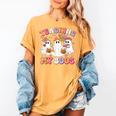 Teaching My Boos Cute Spooky Ghost Teacher Halloween Women Women's Comfort Colors T-Shirt Mustard
