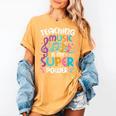 Teaching Music Is My Superpower Music Teacher For Men Women Kids Women's Comfort Colors T-Shirt Mustard