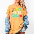Team 1st Grade Crew Back To School 1st Grade Teacher Kids Women's Comfort Colors T-Shirt Mustard Team 1st Grade Crew Back To School 1st Grade Teacher Kids Women's Comfort Colors T-Shirt Mustard