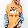 Team 5th Grade Boo Crew Halloween Teacher Student Costume Women's Comfort Colors T-Shirt Mustard Team 5th Grade Boo Crew Halloween Teacher Student Costume Women's Comfort Colors T-Shirt Mustard